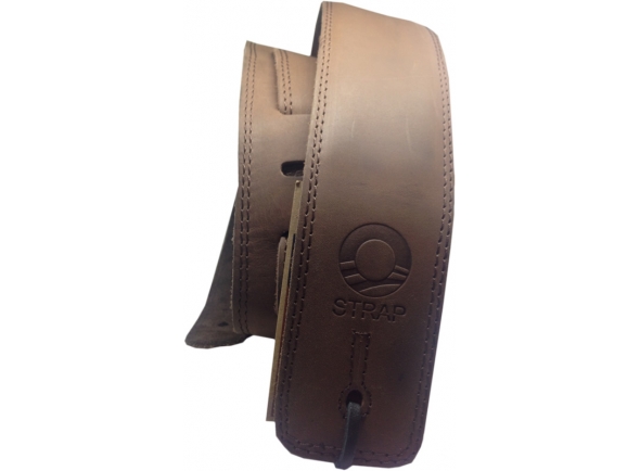 Strap st3x em pele forro camurça, castanha Strap st3x em pele forro camurça, castanha